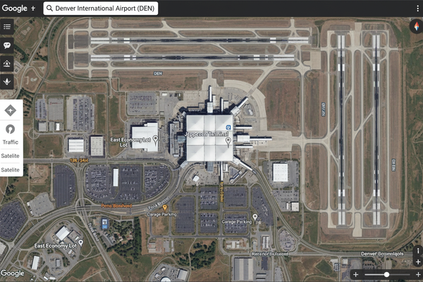 Denver International Airport Map
